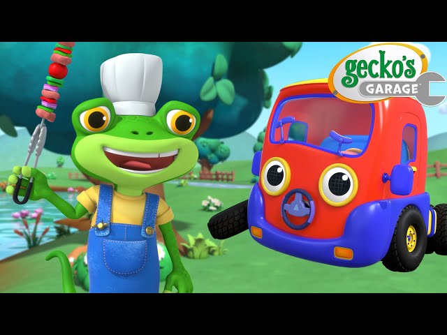 Molly Gets Stuck In a Tunnel! 🚧| Gecko's Garage 🚚 | Cartoons For Kids | Toddler Fun Learning