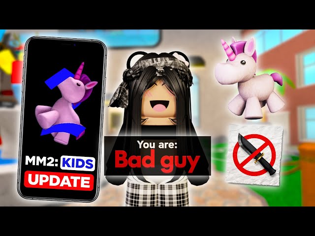 I TRIED THE UPDATED MM2 KIDS... (Murder Mystery 2)
