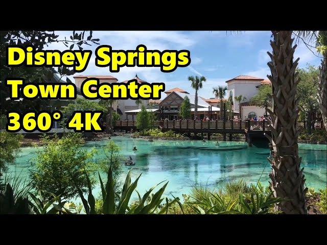 Disney Springs Town Center & Springs - 360° 4K Relaxing Stroll