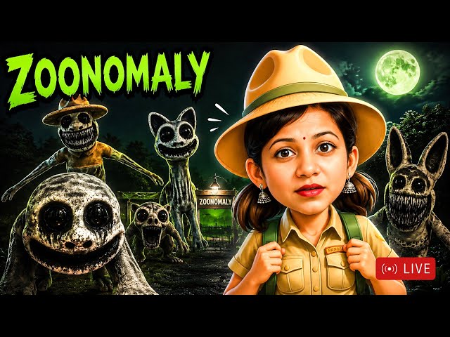 IMPOSSIBLE ZOO ESCAPE LIVE 😱 | ZOONOMALY LIVE HORROR GAMEPLAY 🔴 #zoonomaly #horrorgames #shortslive