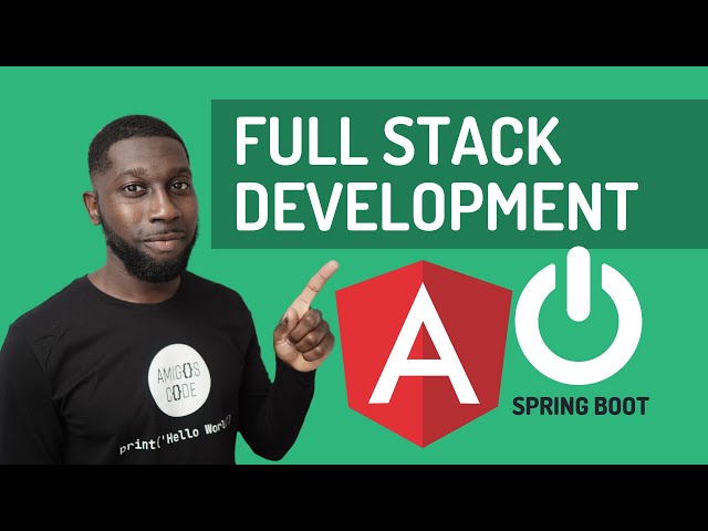 Spring Boot and Angular Full Stack Development | 4 Hour Course