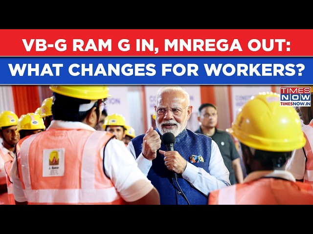 Modi Government's VB-G RAM G In Force, MGNREGA Out: What Changes In New Scheme From UPA's 'Welfare'?