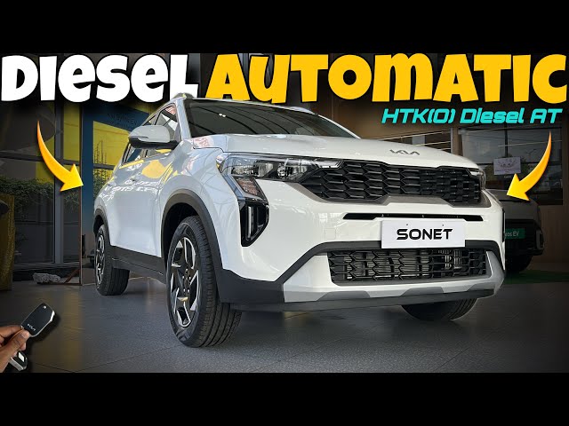 Kia Sonet HTK (O) Diesel AT 2026❣️Kia Sonet Diesel Automatic 2026 !!