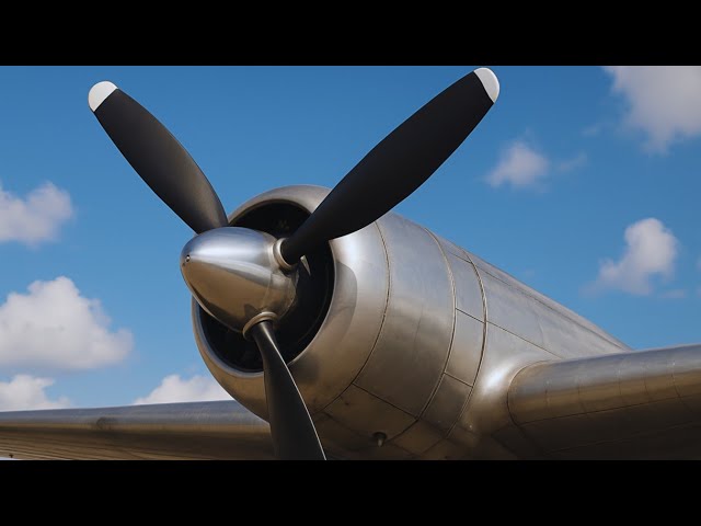 Aircraft Propeller Sound ✈️ Focus & Study Ambience Background