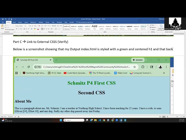 SecondCSS Part 2 Walkthrough Notepad