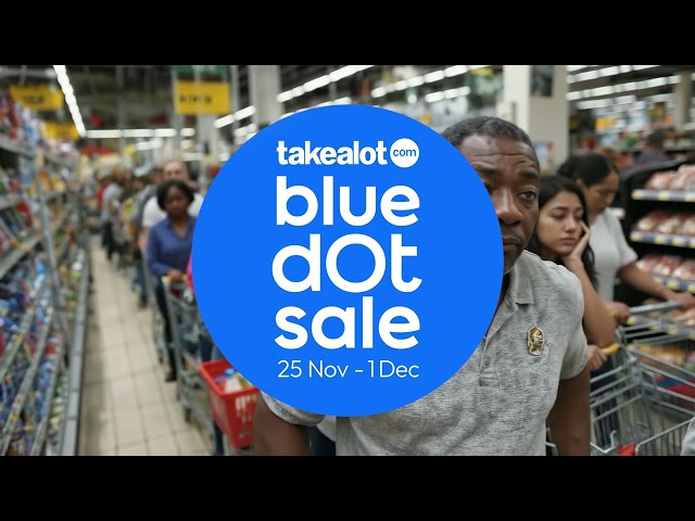 Skip the stores. Shop indoors. Shop the Takealot Blue Dot Sale online this November