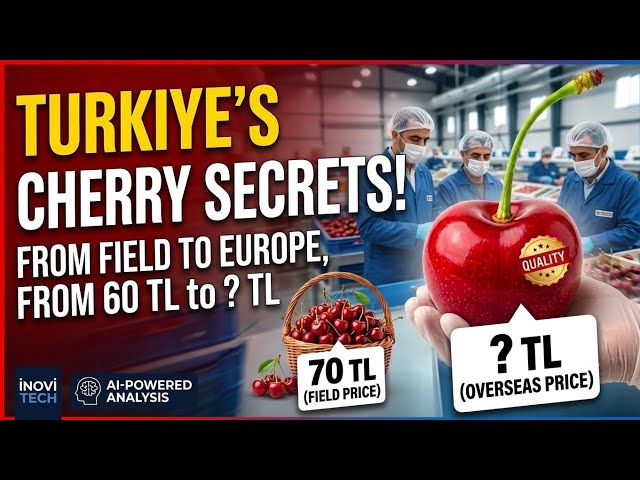 [4K] From Farm to European Shelves: Cherry Export Journey | Smart Farming, AI & Logistics Costs