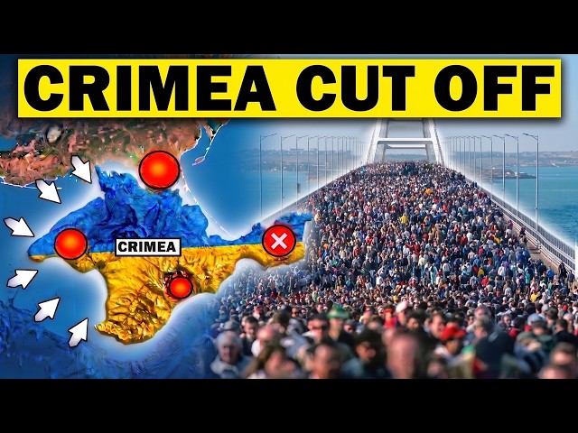 Russians Are Leaving Crimea... The $4 Billion Kerch Bridge Just Turned Into an Escape Pipe...