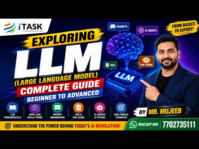 Large Language Models | Complete Beginner to Advanced | Transformers, RAG & Prompt By Mr. Mujeeb