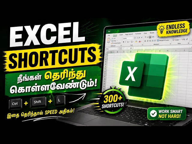 Excel Shortcuts You Must Know to Work Faster and Save Hours