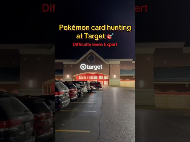 Pokémon card hunting at Target! 🎯 Anyone else’s shelves look like this all the time? #pokemon #tcg