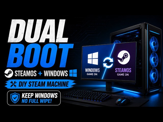 DIY Steam Machine Dual Boot: SteamOS GUI Installer Without Wiping Windows