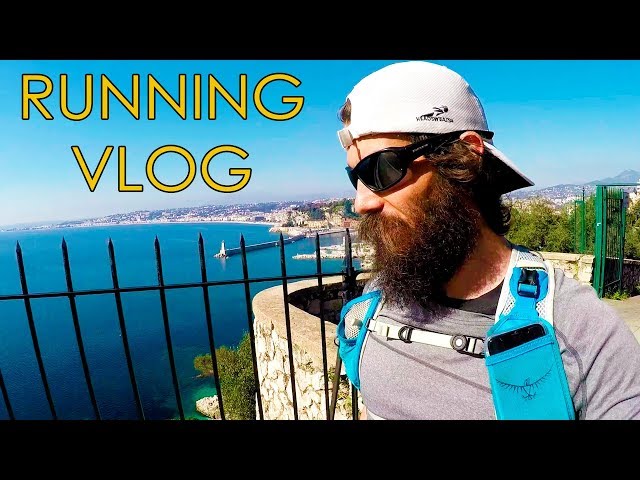 Hilly Long Run in Nice, France | Sunny Running Vlog