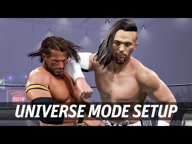 Setting Up My WWE 2K25 MyCAREER Universe Mode!