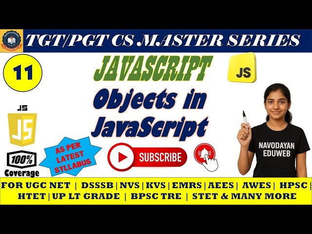 11 - JavaScript Objects Tutorial | Everything You Need to Know