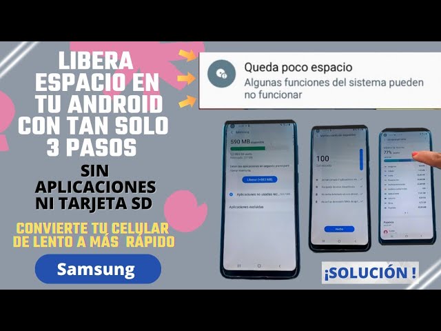 Como liberar espacio sin borrar nada en tu celular | Sin aplicaciones ni tarjeta SD, será muy rapido