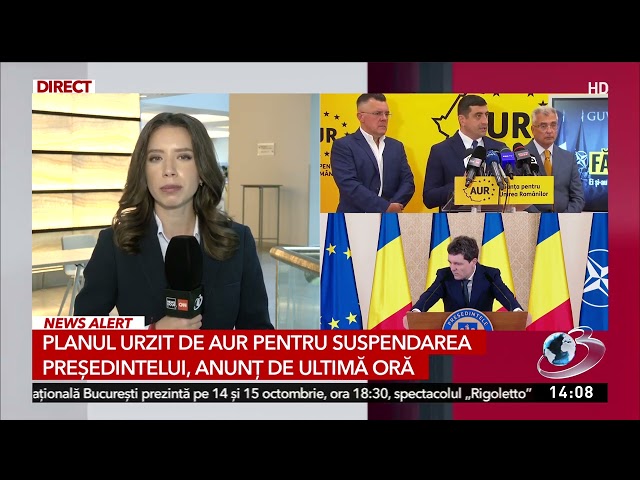 Planul urzit de AUR pentru suspendarea preşedintelui, anunţ de ultimă oră