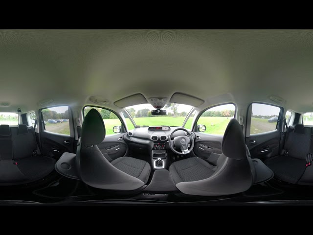 360° All Round Rear Interior View Of Our 2012 Citroen C3 Picasso 1 6 HDi 8v Exclusive 5dr LO12LJJ