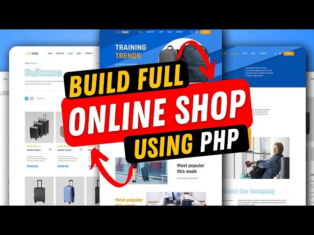 Complete - PHP Step-by-Step Online Shop Development - In 10 Hours
