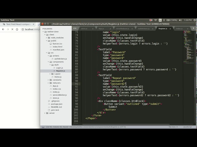 Fullstack Twitter Clone with Nodejs, Express, MongoDB, React - Part 6