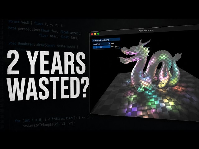 I Spent 2 Years Coding a Graphics Library in C++