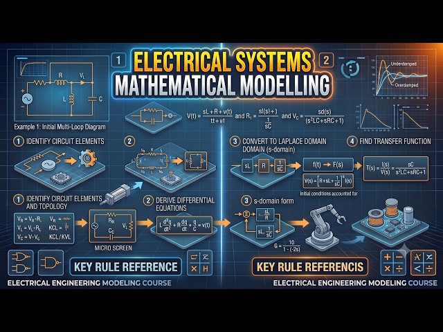 Mathematical Modelling of Electrical Systems || Transfer Function || Control Systems