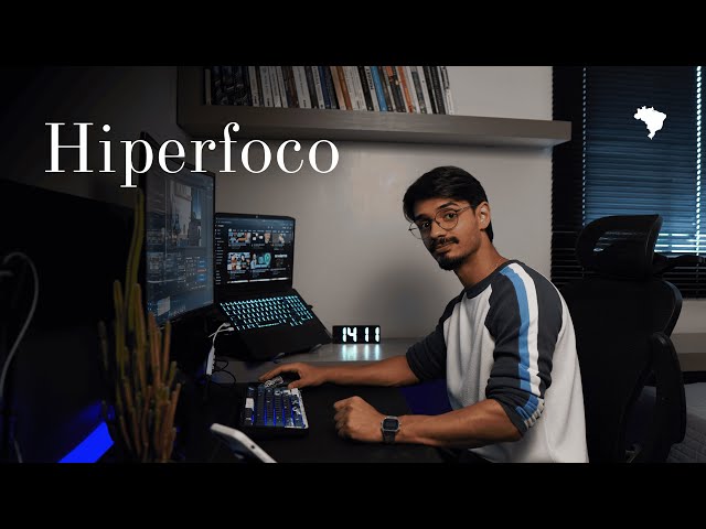 Trabalhe e Estude focado por 10 HORAS. Pomodoro 50/10. (Ruído Marrom)