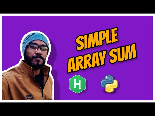 Simple array sum | Hackerrank Solution in Python