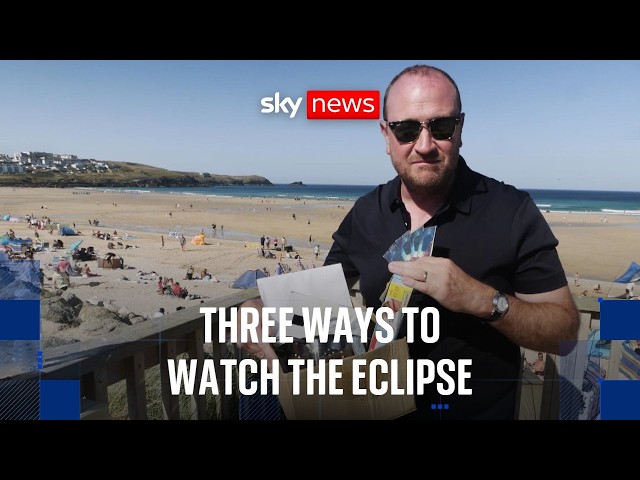 How to watch the eclipse without glasses