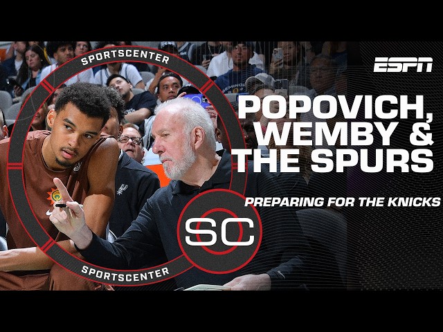 Inside Gregg Popovich's special bond with Wemby ahead of Spurs-Knicks NBA Finals ❤️ | SportsCenter