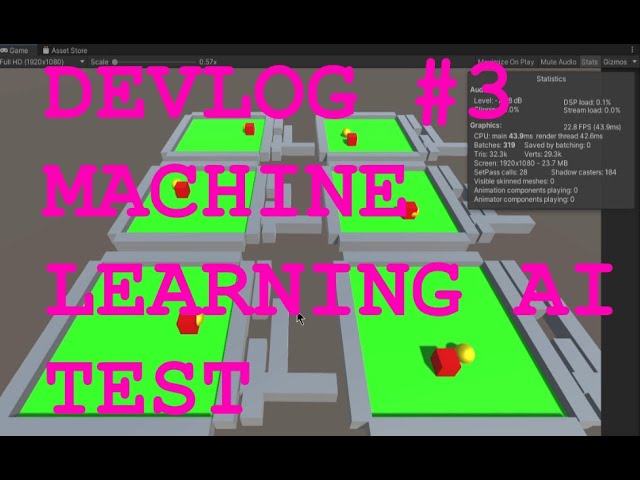 DevLog 3. - Machine Learning, AI test - Functionality Test - Unity 2020LTS