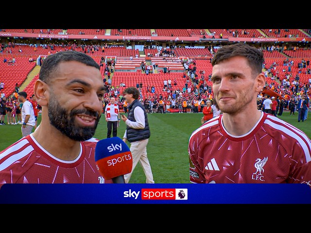 Mo Salah and Andy Robertson's EMOTIONAL final interviews at Liverpool ❤️