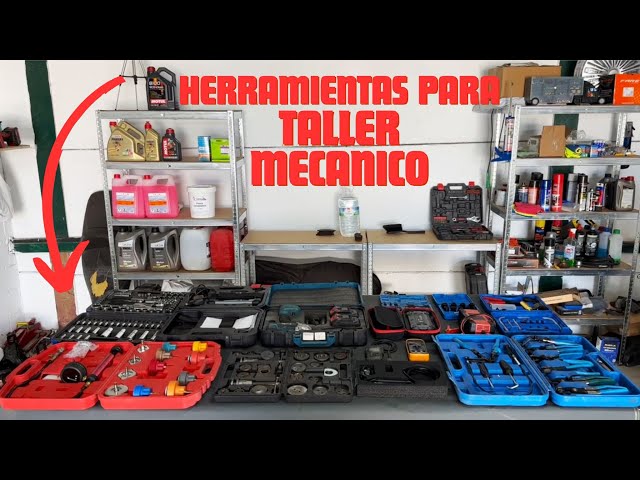 Todas Las HERRAMIENTAS NECESARIAS Para Abrir un TALLER MECANICO