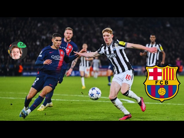Anthony Gordon All Dribble Duel VS PSG - Barcelona's Next Big Star ??