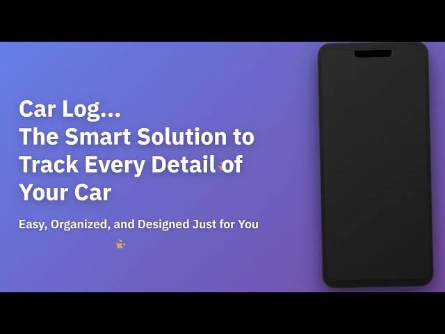 CarLog - Smart Car Management & Maintenance Tracker App