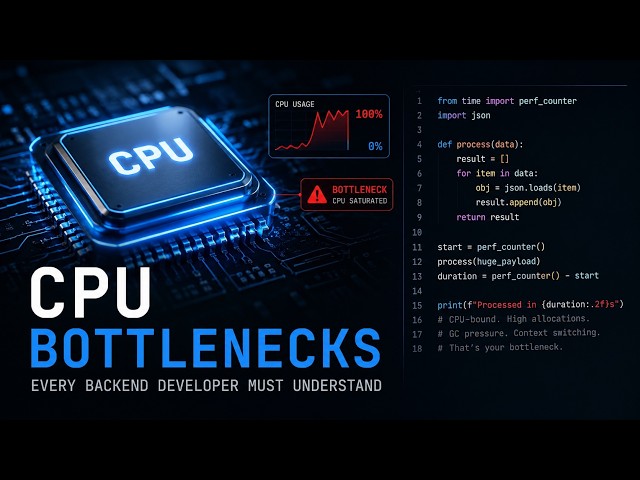 CPU Bottlenecks Every Backend Developer Must Understand ⚙️