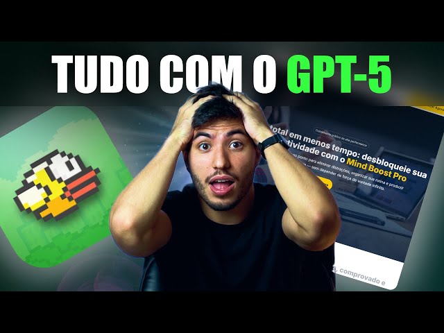 Montei um JOGO e um SITE com o GPT-5 (Está Insano) #ChatGPT #GPT5