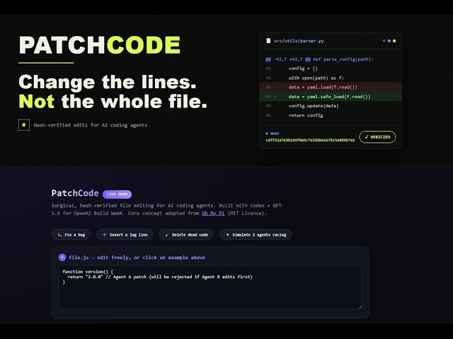 PatchCode — Final Demo