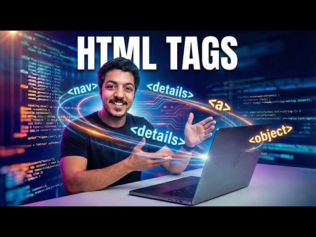 Master HTML Tags: details, nav, a & object (Beginner to Pro!)