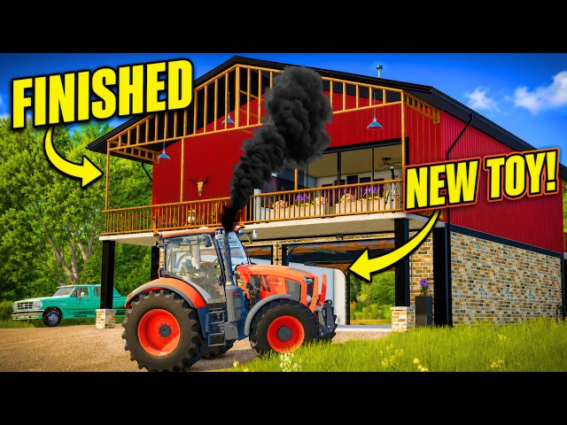 YOU BOUGHT MY DAD HIS DREAM TRACTOR! | BARNDOMINIUM BUILD IS COMPLETE!