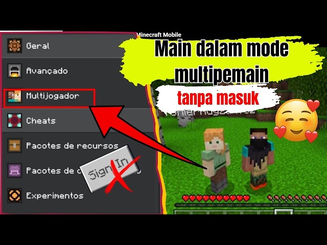Cara Main Multiplayer di Minecraft 2026 🎮👥 | Cara Bermain Minecraft Bareng Teman