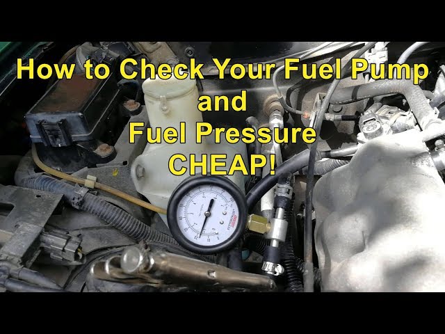 How to Test Fuel Pump & Pressure