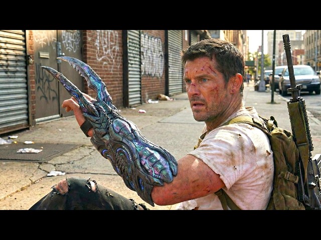 LEGENDARY ALIEN GAUNTLET fuses with HUMAN BODY, activating SUPER STRENGHT ARMOR in scientist