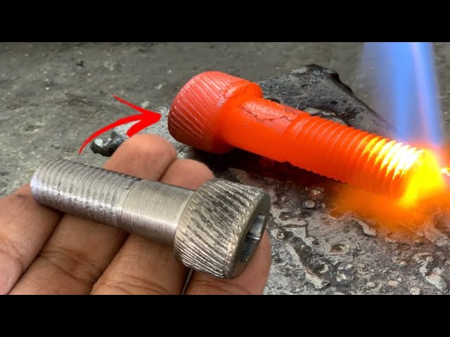 How L Key Wrench Bolt Made With Broken Iron only Intelligent Guy can Do it