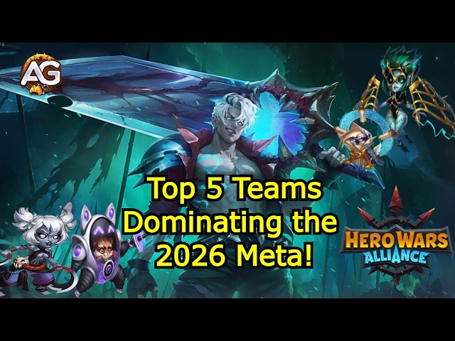 Top 5 Teams Dominating the 2026 Meta! Hero Wars Alliance [New Update]