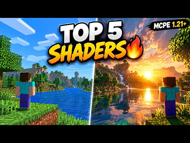 Top 5 Minecraft Shaders for Minecraft 26.51 🔥 | MCPE / Bedrock