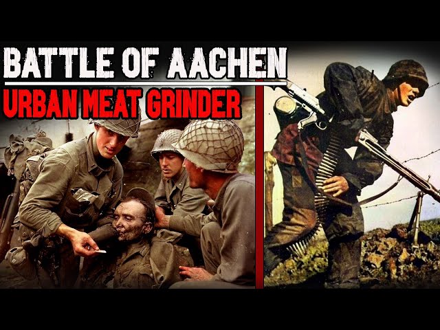 The Full Battle of Aachen 1944: Rare Footage of Brutal Street-to-Street Combat | WW2 Documentary