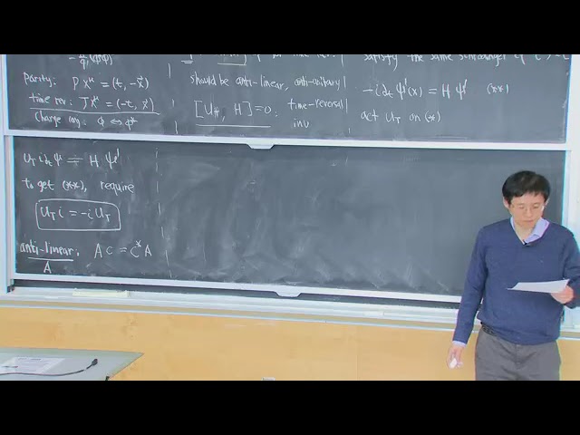 Relativistic Quantum Field Theory I - MIT - Lec 18