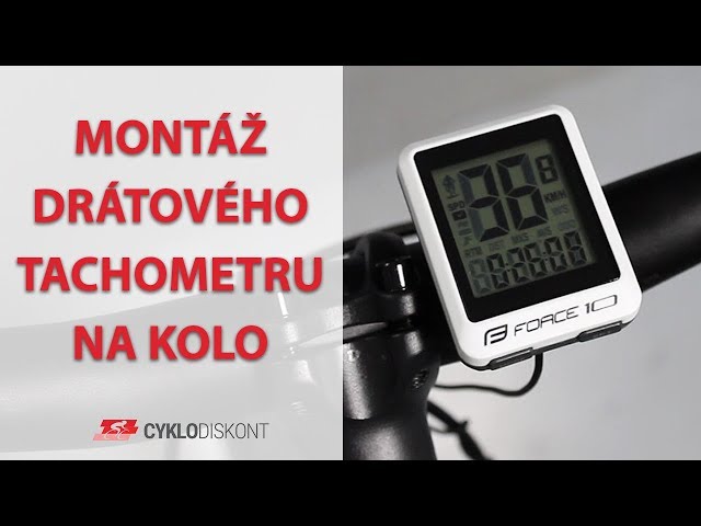 Montáž drátového tachometru Force 10