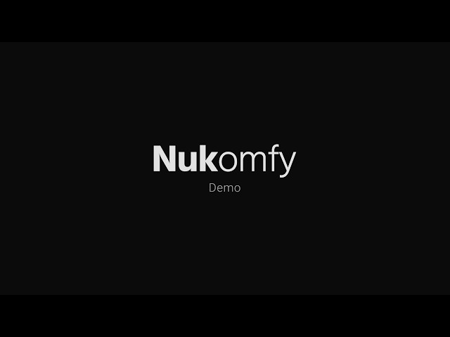 Nukomfy - Run ComfyUI workflows as Nuke gizmos (Demo)